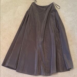 Ralph Lauren Elegant Gray Maxi Skirt